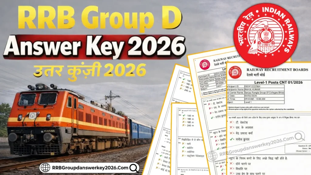 RRB Group D Answer Key 2026